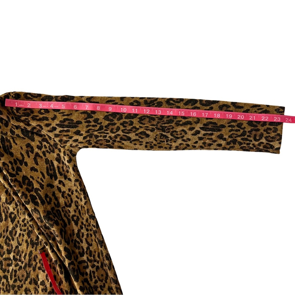 Zara Chic Animal Print Long Sleeve Dress with Mock Turtleneck - Picture 7 of 12